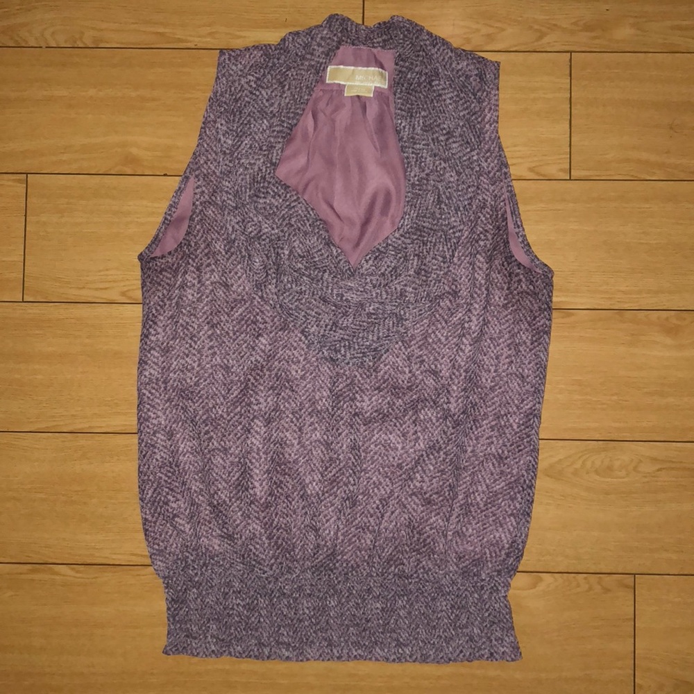 Michael Kors Cowl Sleeveless Blouse
